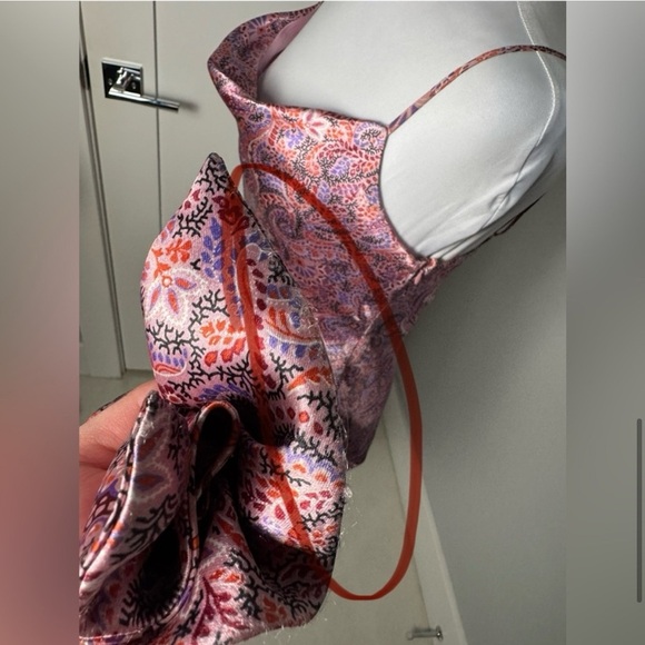 Cinq A Sept Paisley Ryder Dress in Tea Rose Multi - Picture 9 of 11